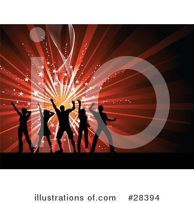 Royalty-Free (RF) Dancing Clipart Illustration by KJ Pargeter - Stock Sample #28394