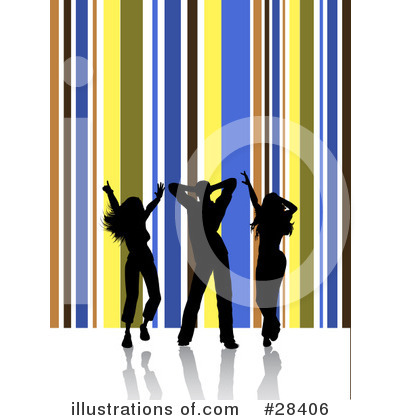 Royalty-Free (RF) Dancing Clipart Illustration by KJ Pargeter - Stock Sample #28406