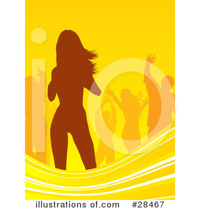 Royalty-Free (RF) Dancing Clipart Illustration by KJ Pargeter - Stock Sample #28467