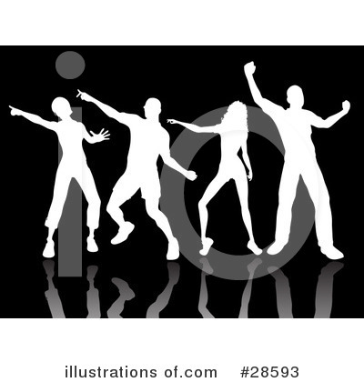 Royalty-Free (RF) Dancing Clipart Illustration by KJ Pargeter - Stock Sample #28593
