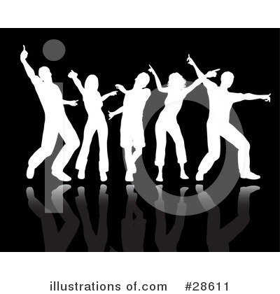 Royalty-Free (RF) Dancing Clipart Illustration by KJ Pargeter - Stock Sample #28611