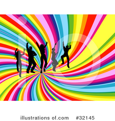 Royalty-Free (RF) Dancing Clipart Illustration by KJ Pargeter - Stock Sample #32145