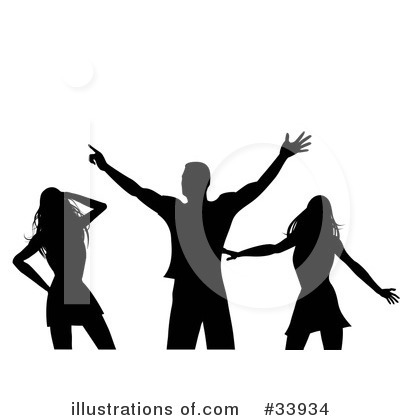 Royalty-Free (RF) Dancing Clipart Illustration by elaineitalia - Stock Sample #33934