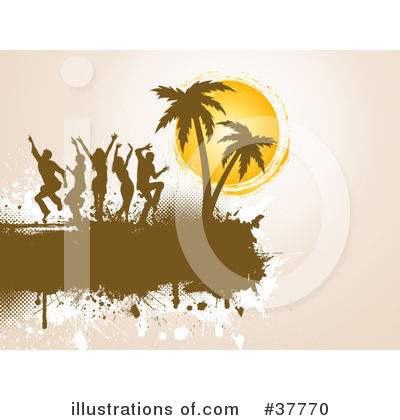 Royalty-Free (RF) Dancing Clipart Illustration by KJ Pargeter - Stock Sample #37770
