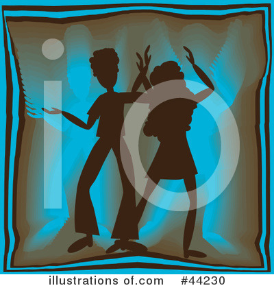 Royalty-Free (RF) Dancing Clipart Illustration by kaycee - Stock Sample #44230