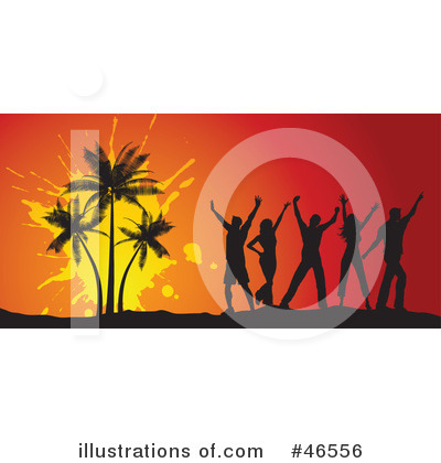 Royalty-Free (RF) Dancing Clipart Illustration by KJ Pargeter - Stock Sample #46556