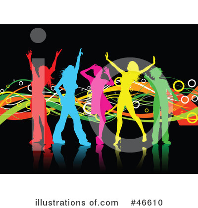 Royalty-Free (RF) Dancing Clipart Illustration by KJ Pargeter - Stock Sample #46610