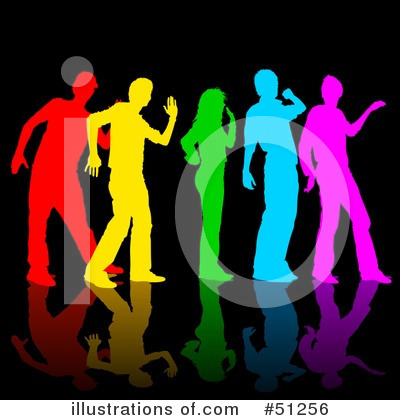 Royalty-Free (RF) Dancing Clipart Illustration by dero - Stock Sample #51256