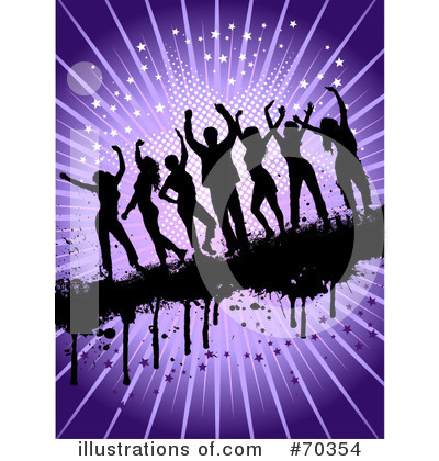 Royalty-Free (RF) Dancing Clipart Illustration by KJ Pargeter - Stock Sample #70354