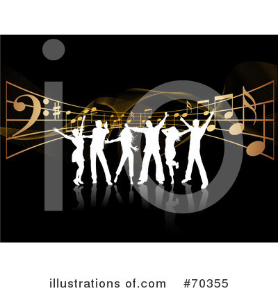 Royalty-Free (RF) Dancing Clipart Illustration by KJ Pargeter - Stock Sample #70355
