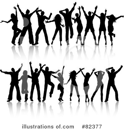 Silhouetted People Clipart #82377 by KJ Pargeter