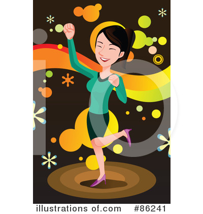 Royalty-Free (RF) Dancing Clipart Illustration by mayawizard101 - Stock Sample #86241