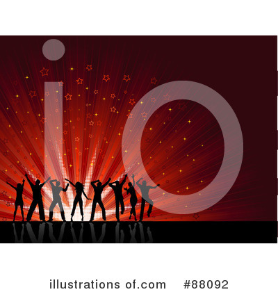 Royalty-Free (RF) Dancing Clipart Illustration by KJ Pargeter - Stock Sample #88092