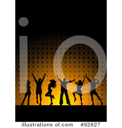Royalty-Free (RF) Dancing Clipart Illustration by KJ Pargeter - Stock Sample #92627