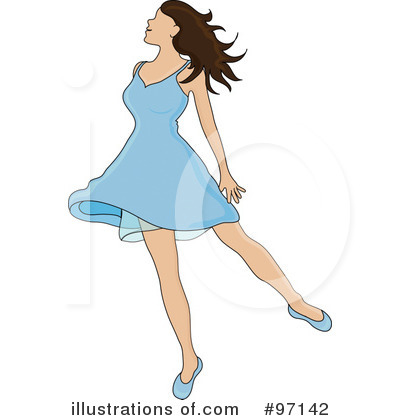 Royalty-Free (RF) Dancing Clipart Illustration by Pams Clipart - Stock Sample #97142