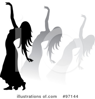 Royalty-Free (RF) Dancing Clipart Illustration by Pams Clipart - Stock Sample #97144