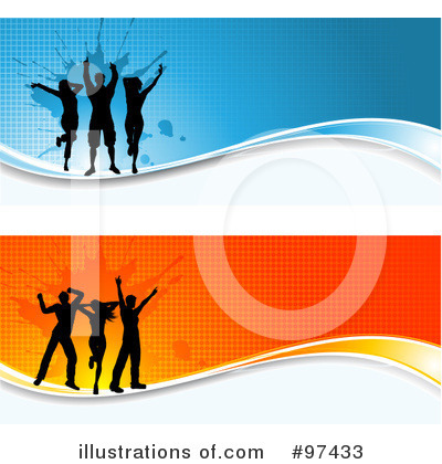 Royalty-Free (RF) Dancing Clipart Illustration by KJ Pargeter - Stock Sample #97433