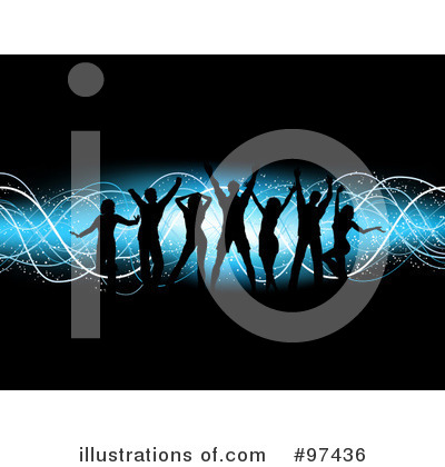 Royalty-Free (RF) Dancing Clipart Illustration by KJ Pargeter - Stock Sample #97436