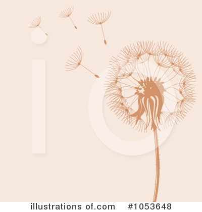 Royalty-Free (RF) Dandelion Clipart Illustration by Pushkin - Stock Sample #1053648