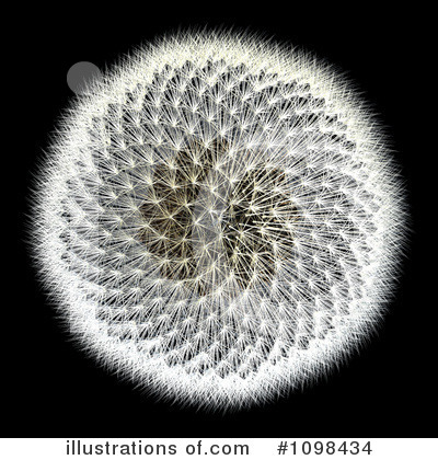 Royalty-Free (RF) Dandelion Clipart Illustration by Leo Blanchette - Stock Sample #1098434