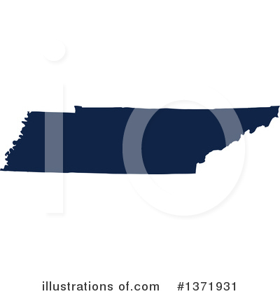 Dark Blue State Clipart #1371931 by Jamers