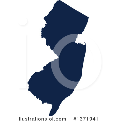 Dark Blue State Clipart #1371941 by Jamers