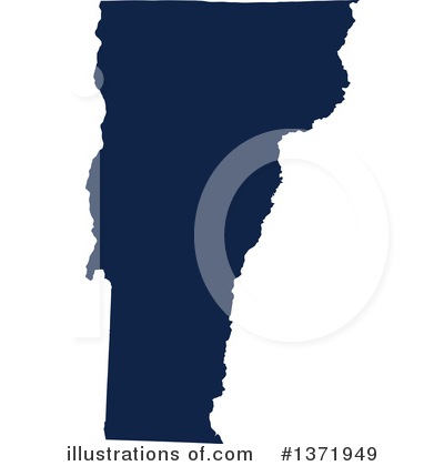 Dark Blue State Clipart #1371949 by Jamers