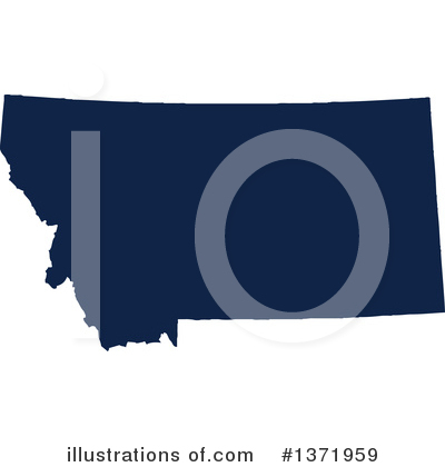 Royalty-Free (RF) Dark Blue State Clipart Illustration by Jamers - Stock Sample #1371959
