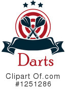 Darts Clipart #1251286 by Vector Tradition SM