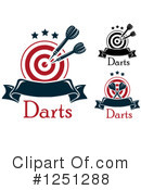 Darts Clipart #1251288 by Vector Tradition SM