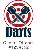 Darts Clipart #1254692 by Vector Tradition SM