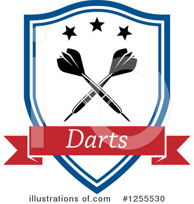 Royalty-Free (RF) Darts Clipart Illustration by Vector Tradition SM - Stock Sample #1255530