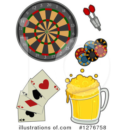 Throwing Darts Clipart #1276758 by BNP Design Studio