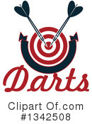 Darts Clipart #1342508 by Vector Tradition SM