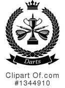 Darts Clipart #1344910 by Vector Tradition SM