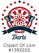 Darts Clipart #1352222 by Vector Tradition SM