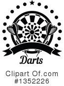 Darts Clipart #1352226 by Vector Tradition SM