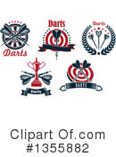 Darts Clipart #1355882 by Vector Tradition SM