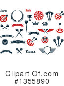 Darts Clipart #1355890 by Vector Tradition SM