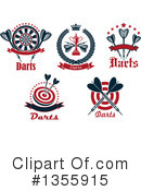Darts Clipart #1355915 by Vector Tradition SM