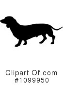 Daschund Clipart #1099950 by Maria Bell