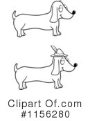 Daschund Clipart #1156280 by Cory Thoman