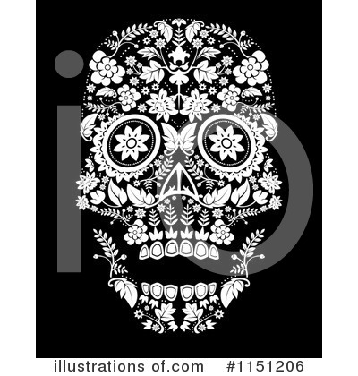 Royalty-Free (RF) Day Of The Dead Clipart Illustration by lineartestpilot - Stock Sample #1151206