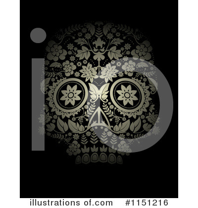 Royalty-Free (RF) Day Of The Dead Clipart Illustration by lineartestpilot - Stock Sample #1151216