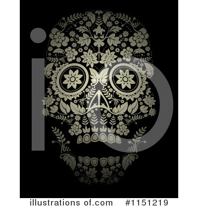 Royalty-Free (RF) Day Of The Dead Clipart Illustration by lineartestpilot - Stock Sample #1151219