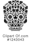Day Of The Dead Clipart #1243043 by lineartestpilot