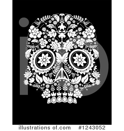 Skull Clipart #1243052 by lineartestpilot