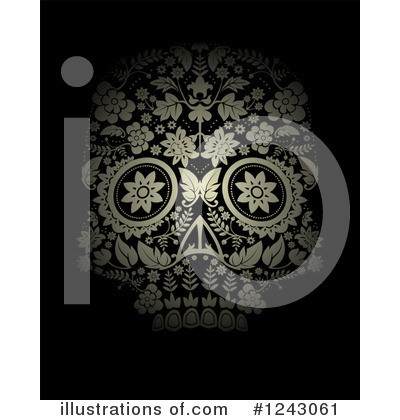 Royalty-Free (RF) Day Of The Dead Clipart Illustration by lineartestpilot - Stock Sample #1243061
