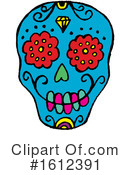 Day Of The Dead Clipart #1612391 by Cherie Reve