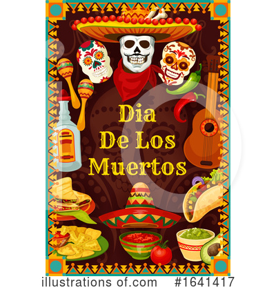 Royalty-Free (RF) Day Of The Dead Clipart Illustration by Vector Tradition SM - Stock Sample #1641417